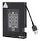 Apricorn Mass Storage Apricorn A25-3PL256-1000F 1000 GB fortress Fips Portable USB Hardware Encrypted HDD A25-3PL256-1000F - alternate 1